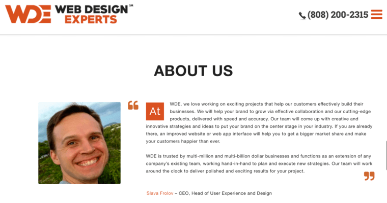 About page of #8 Top Honolulu Web Development Business: Web Design Experts