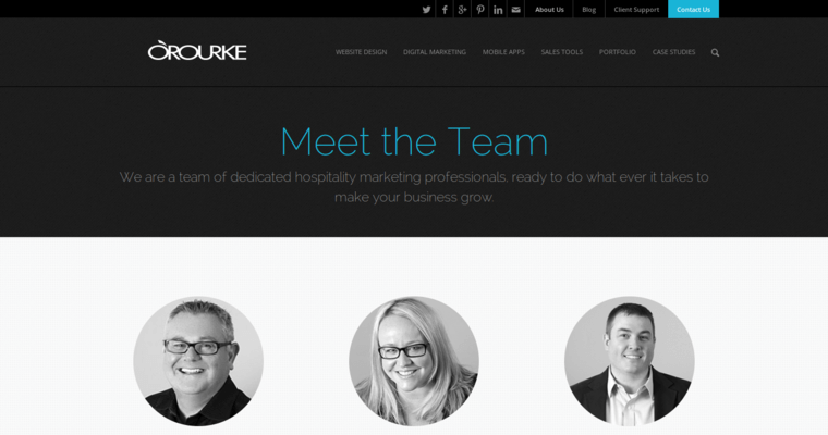 About page of #10 Best Hotel Web Development Company: O'Rourke