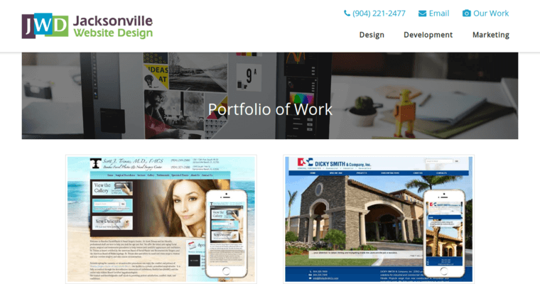 Folio page of #6 Best Jacksonville Web Development Company: Jacksonville Website Design