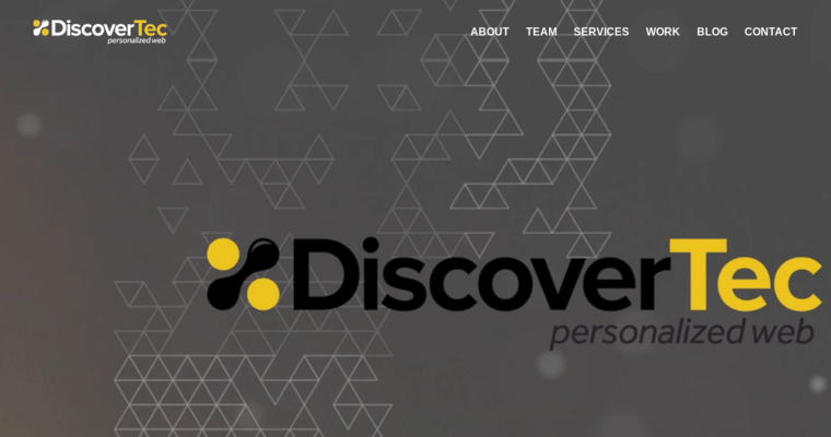 Home page of #3 Best Jacksonville Web Design Agency: DiscoverTec