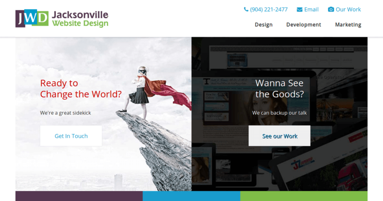 Home page of #6 Top Jacksonville Web Design Agency: Jacksonville Website Design