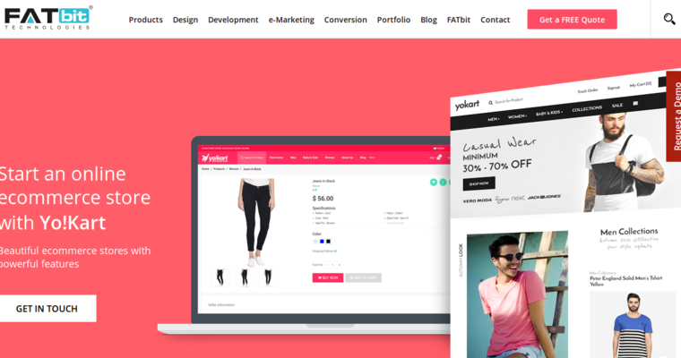 Company page of #10 Top Joomla Web Development Business: FatBit