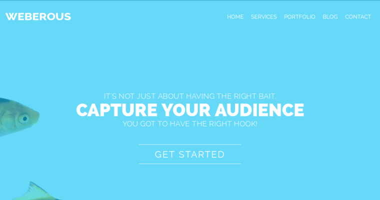 Home page of #9 Best LA Website Design Business: Weberous