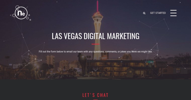Home page of #3 Best Las Vegas Web Design Agency: NeONBRAND Digital Marketing