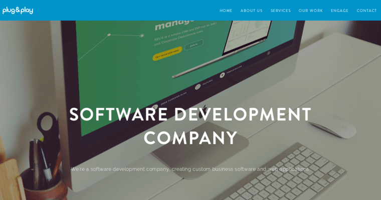 Development page of #6 Leading London Web Development Firm: Plug and Play