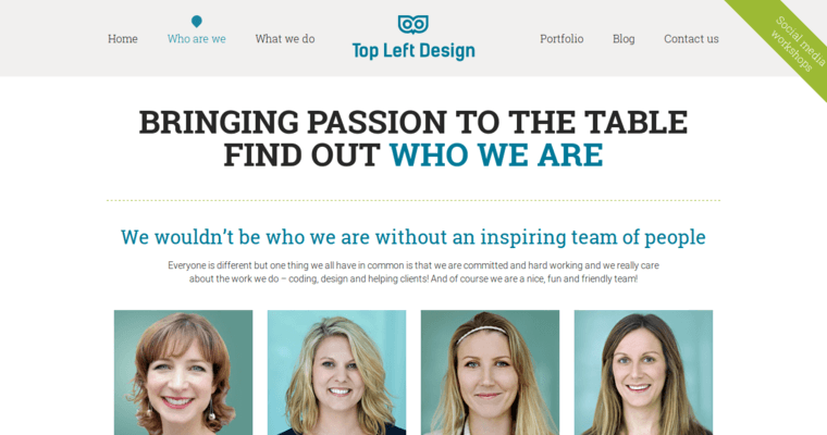 Who page of #10 Leading London Web Design Company: Top Left Design 