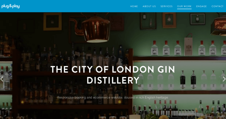 Work page of #6 Leading London Web Development Firm: Plug and Play