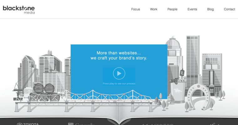 Home page of #6 Best Louisville Web Design Agency: Blackstone Media