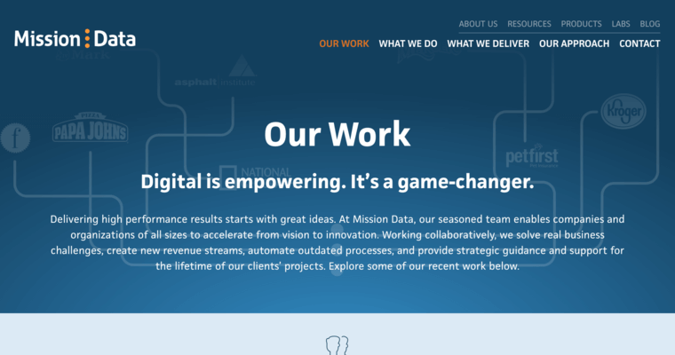 Work page of #9 Top Louisville Web Design Firm: Mission Data LLC