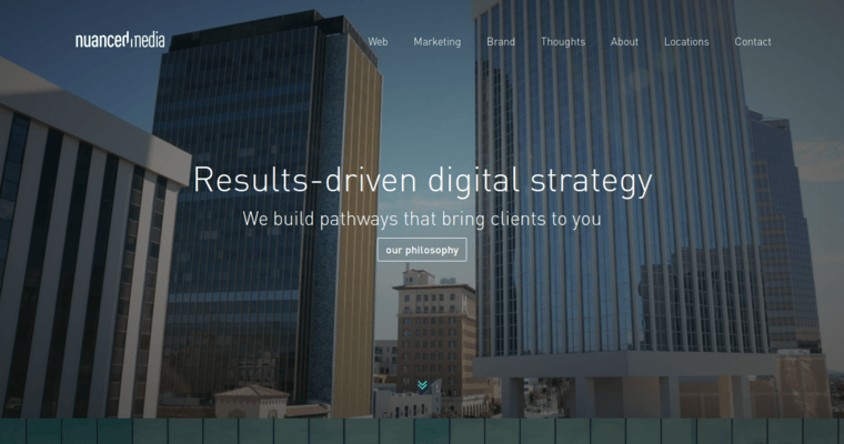 Home page of #4 Top Medical Web Design Business: Nuanced Media