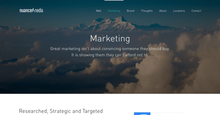 Service page of #6 Best Medical Web Design Agency: Nuanced Media