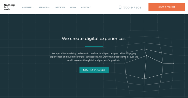 Service page of #8 Best Melbourne Web Design Firm: Nothing But Web