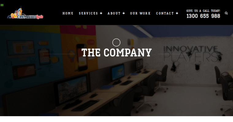 Company page of #7 Leading Melbourne Web Design Business: Creative Lads