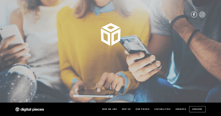 Home page of #2 Leading Melbourne Web Design Agency: Digital Pieces 