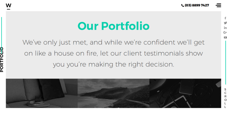 Folio page of #6 Best Melbourne Web Design Agency: Webfirm 