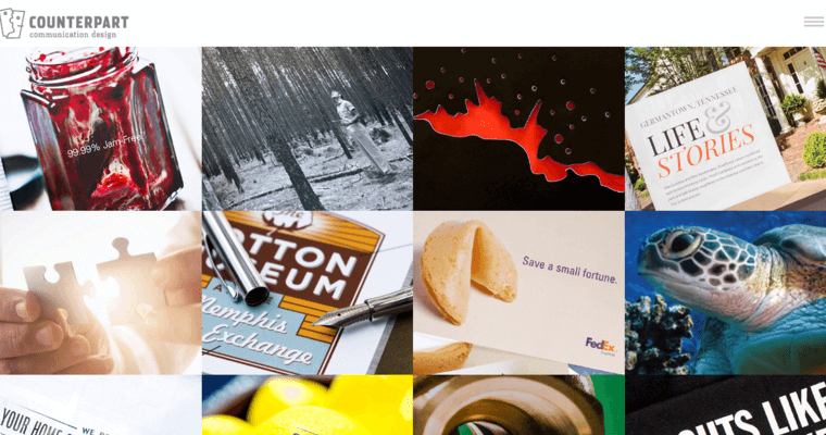 Folio page of #2 Top Memphis Web Development Agency: Counterpart Communication Design