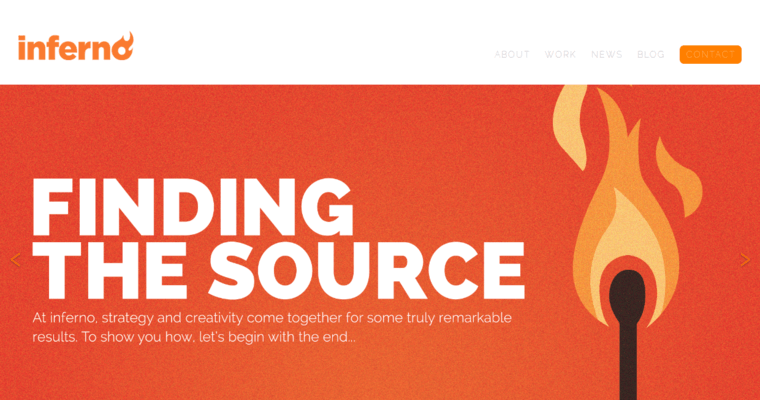 Home page of #7 Top Memphis Web Development Agency: inferno