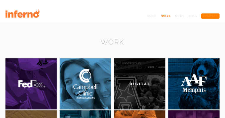 Work page of #7 Best Memphis Web Development Firm: inferno