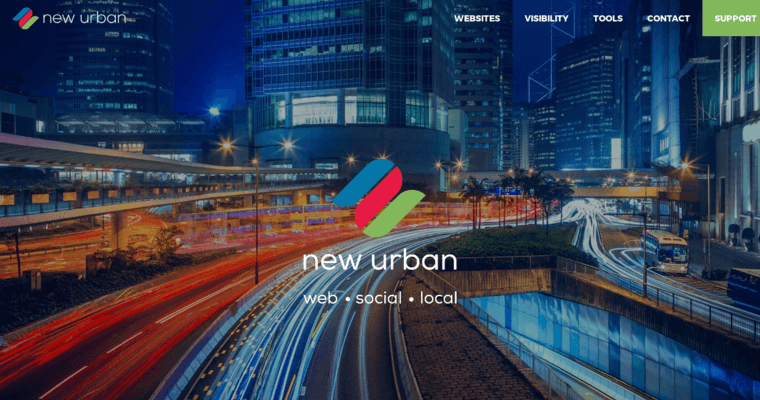 Home page of #10 Top Memphis Web Design Company: New Urban Media
