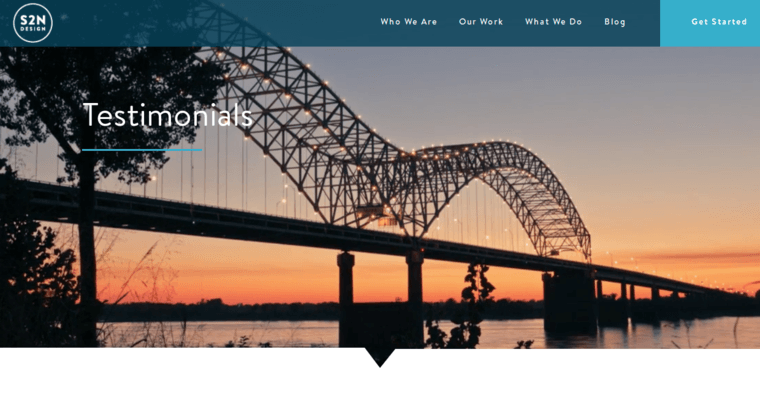 Testimonials page of #9 Best Memphis Web Development Business: S2N Design