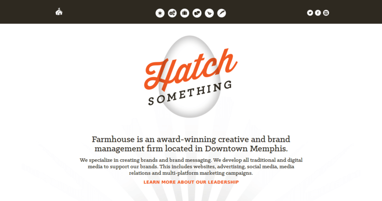 About page of #5 Top Memphis Web Development Agency: Farmhouse