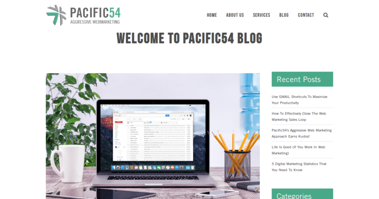 Blog page of #6 Leading Miami Web Design Company: Pacific 54