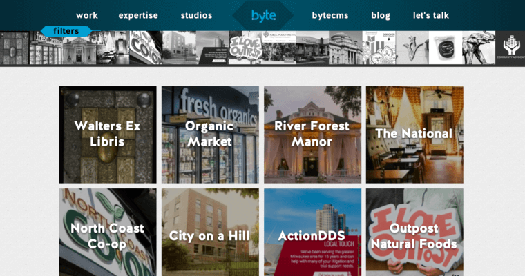 Work page of #6 Best Milwaukee Web Development Business: Byte Studios