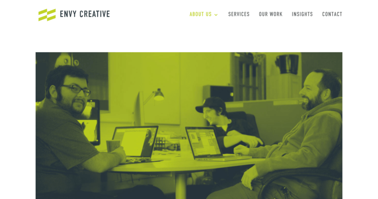 About page of #10 Best Milwaukee Web Development Agency: Envy Creative