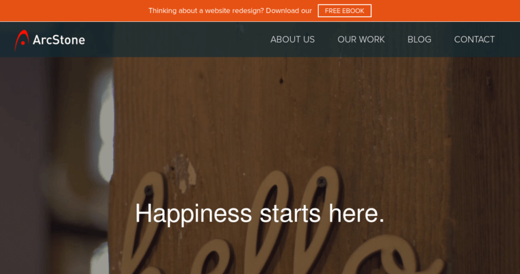 Home page of #8 Best Minneapolis Web Design Agency: ArcStone