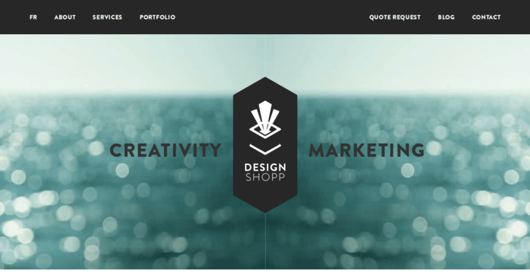Home page of #4 Best Montreal Web Design Business: Design Shopp