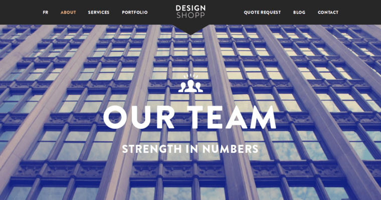 Team page of #4 Leading Montreal Web Design Business: Design Shopp