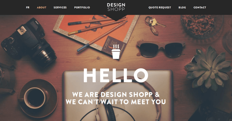 About page of #4 Best Montreal Web Design Business: Design Shopp