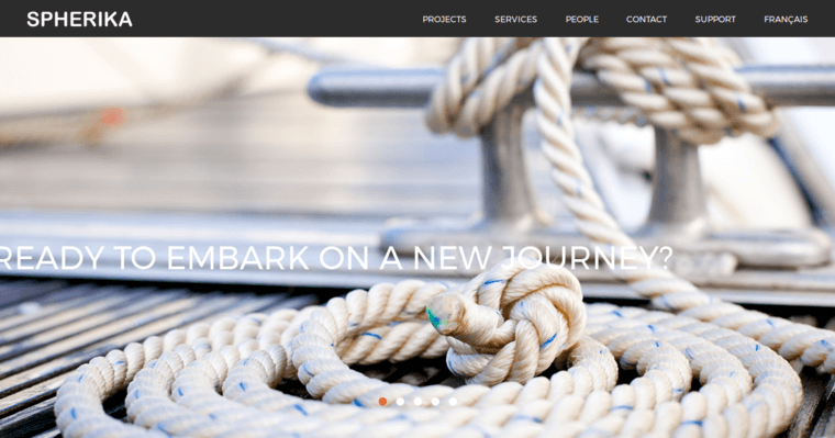 Home page of #3 Top Montreal Web Design Agency: Spherika Inc