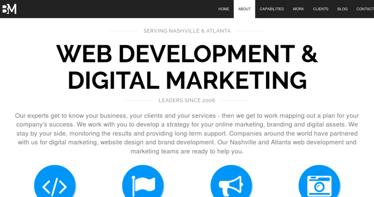 About page of #8 Best Nashville Web Development Company: Brady Mills LLC 