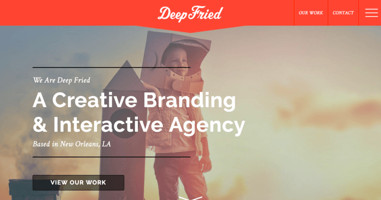 Home page of #1 Best New Orleans Web Design Firm: Deep Fried