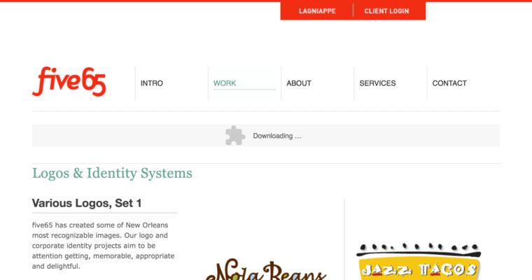 Work page of #5 Top New Orleans Web Development Business: five65 Design