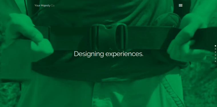 Home page of #6 Leading New web design Firm: Your Majesty