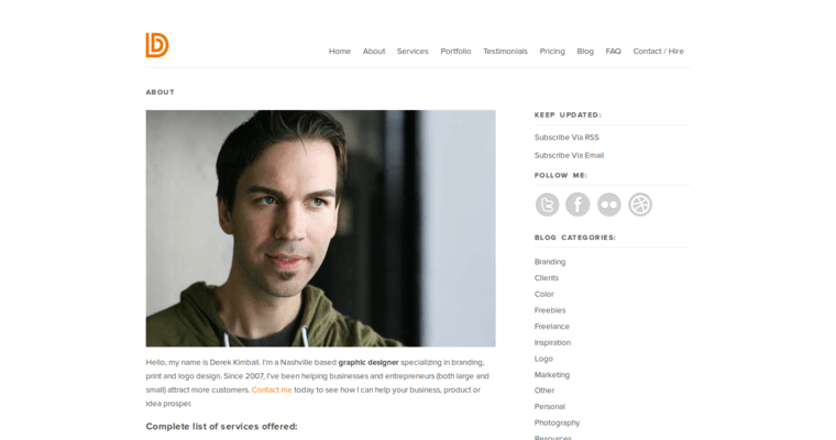 About page of #4 Leading New web design Business: Design Buddys