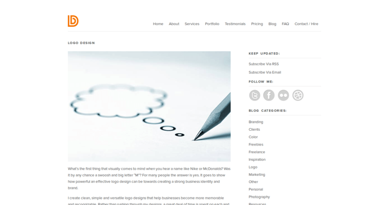 Service page of #4 Leading New web design Firm: Design Buddys