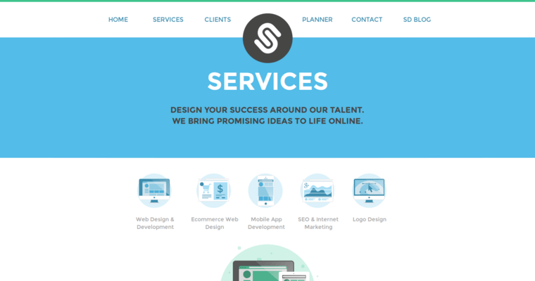 Service page of #9 Best Manhattan Website Design Company: Spida Design