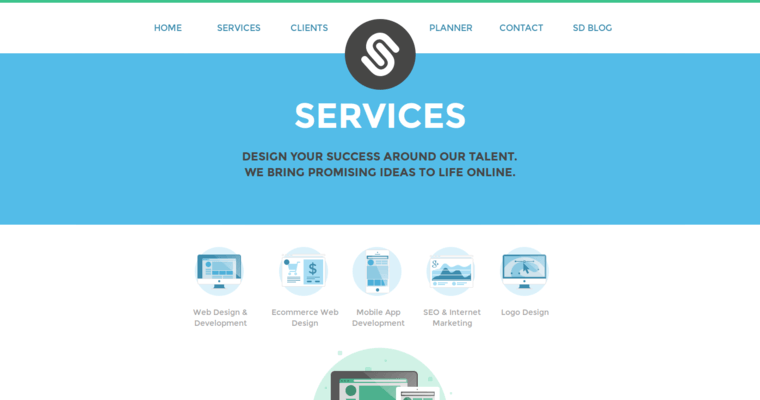 Service page of #11 Leading New York Website Design Company: Spida Design