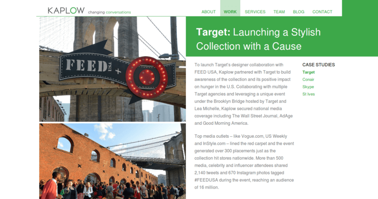 Work page of #11 Top New York City Website Development Agency: Kaplow
