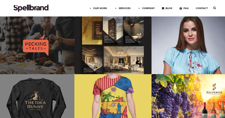 Home page of #12 Best New York Website Design Company: SpellBrand