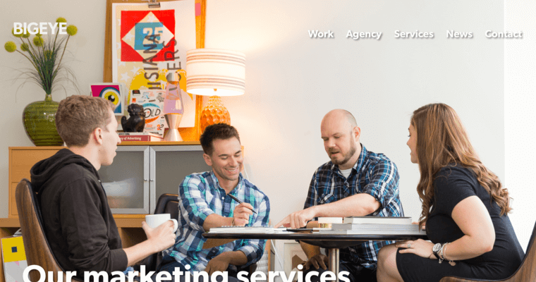 Services page of #2 Top Orlando Web Design Company: BIGEYE