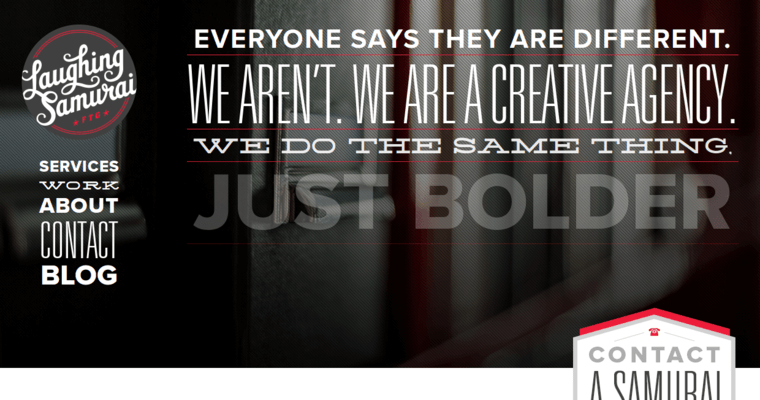 Home page of #3 Top Orlando Web Design Company: Laughing Samurai