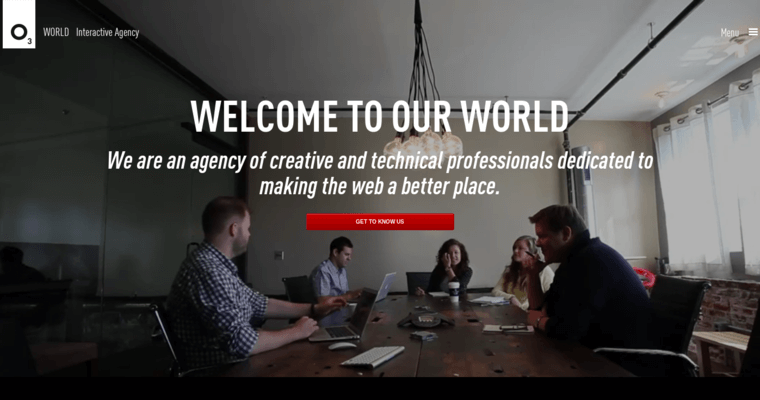 About page of #10 Leading Philly Web Design Agency: O3 World