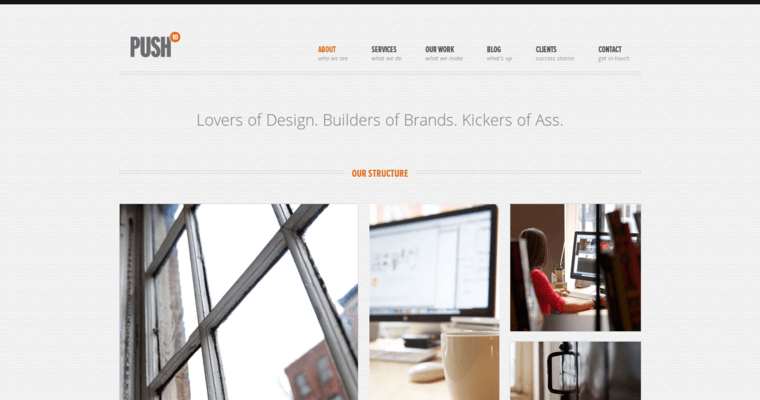 About page of #6 Leading Philadelphia Website Design Agency: Push10