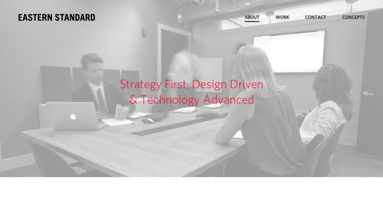 About page of #2 Leading Philadelphia Web Design Agency: Eastern Standard