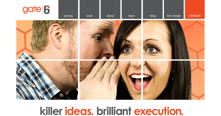 Home page of #4 Top Phoenix Website Design Firm: Gate6