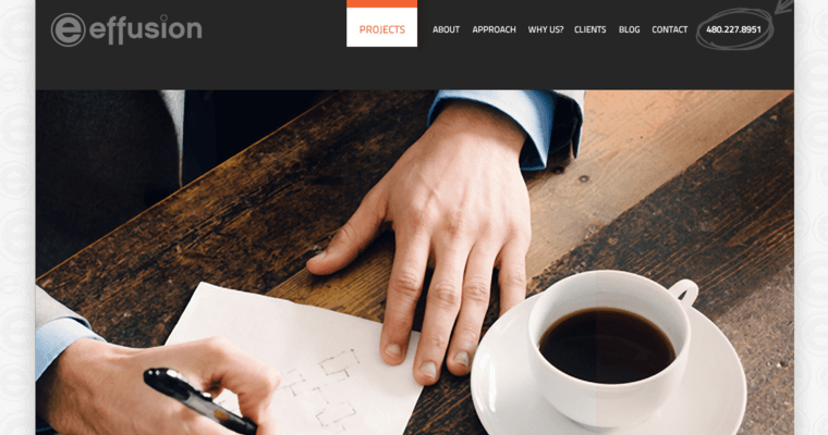 About page of #10 Best Phoenix Website Design Agency: Effusion